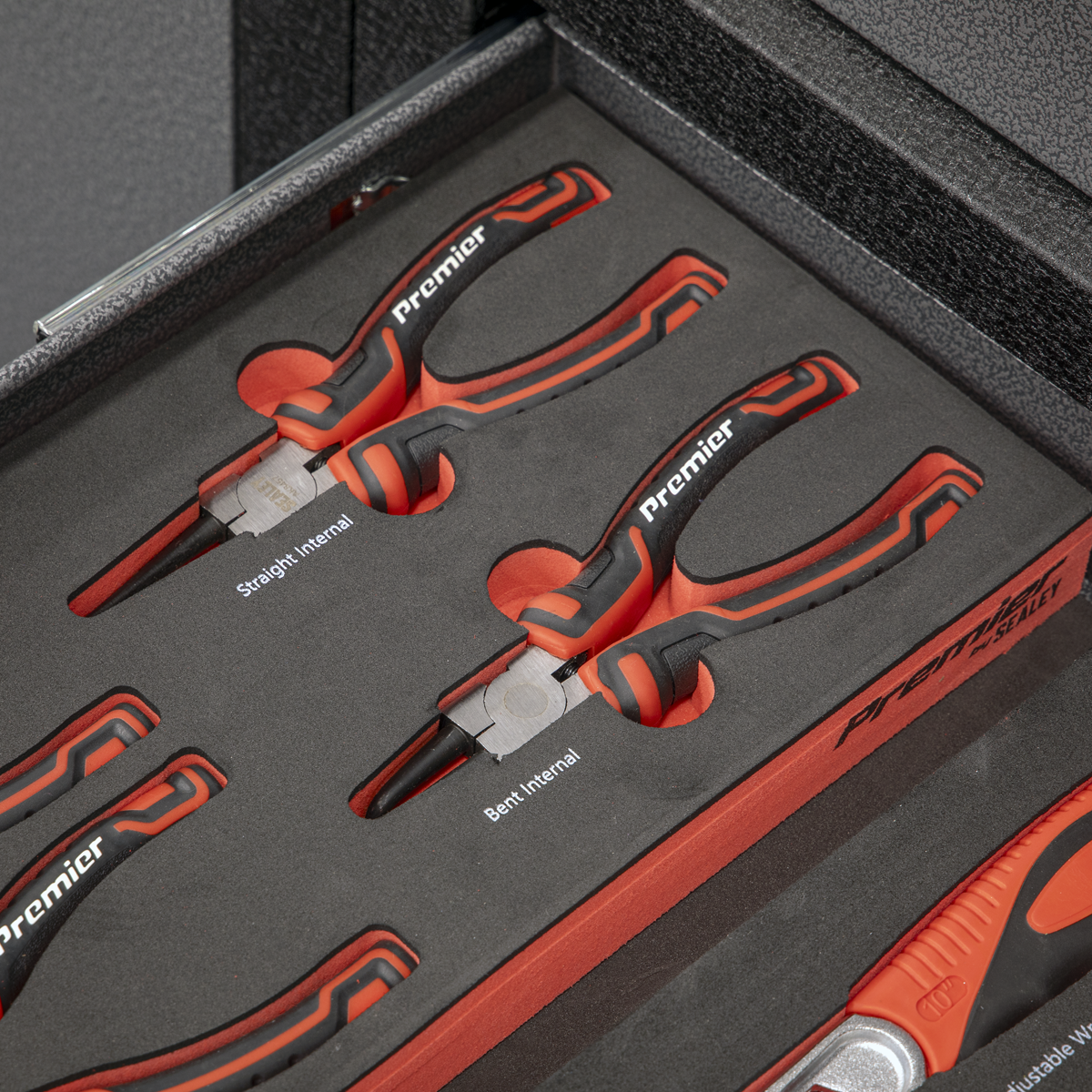 Sealey TBT57 Premier Circlip Pliers Set with Tool Tray 4pc - additional view 6