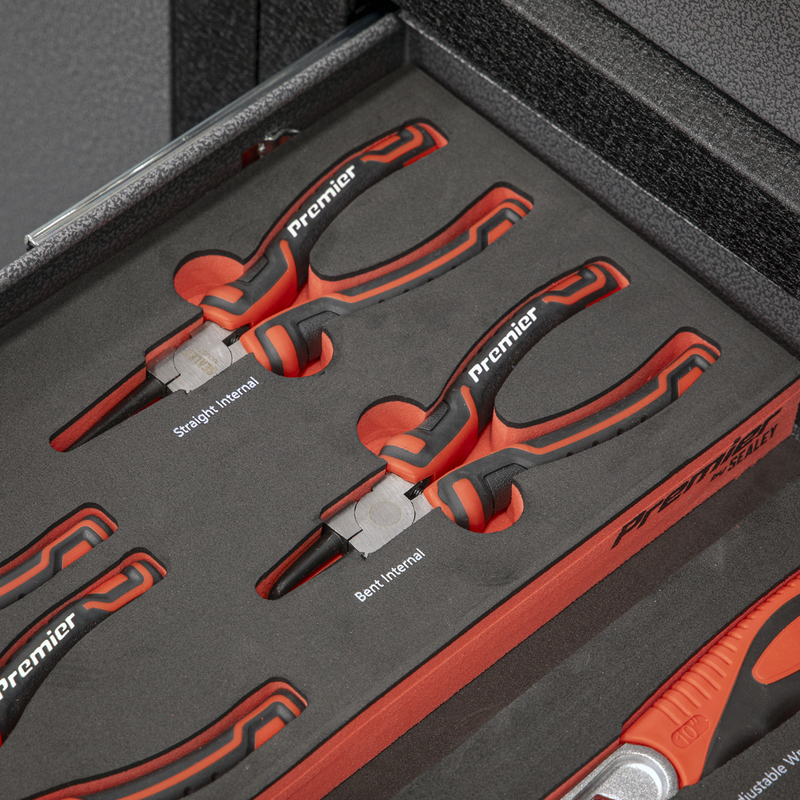 Sealey TBT57 Premier Circlip Pliers Set with Tool Tray 4pc - additional view 6