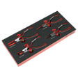 Sealey TBT57 Premier Circlip Pliers Set with Tool Tray 4pc