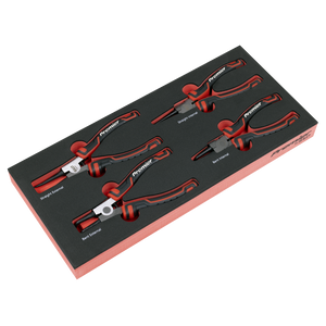 Sealey TBT57 Premier Circlip Pliers Set with Tool Tray 4pc
