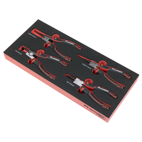 Sealey TBT57 Premier Circlip Pliers Set with Tool Tray 4pc - additional view 2