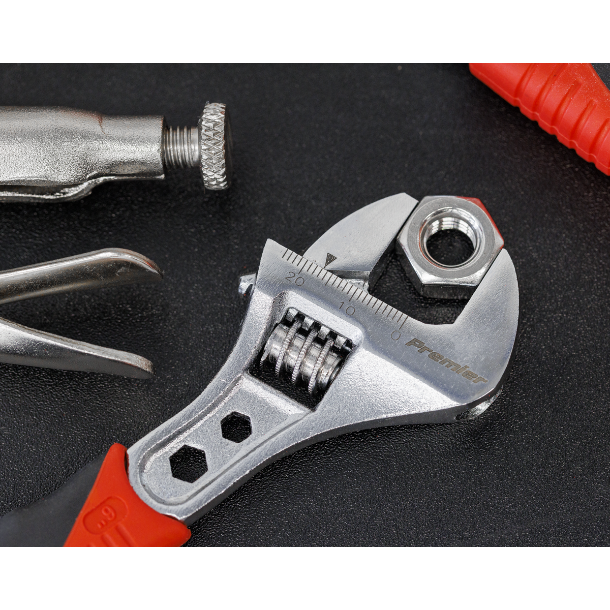 Sealey TBT59 Premier Locking Pliers & Adjustable Wrench Set with Tool Tray 4pc - additional view 6