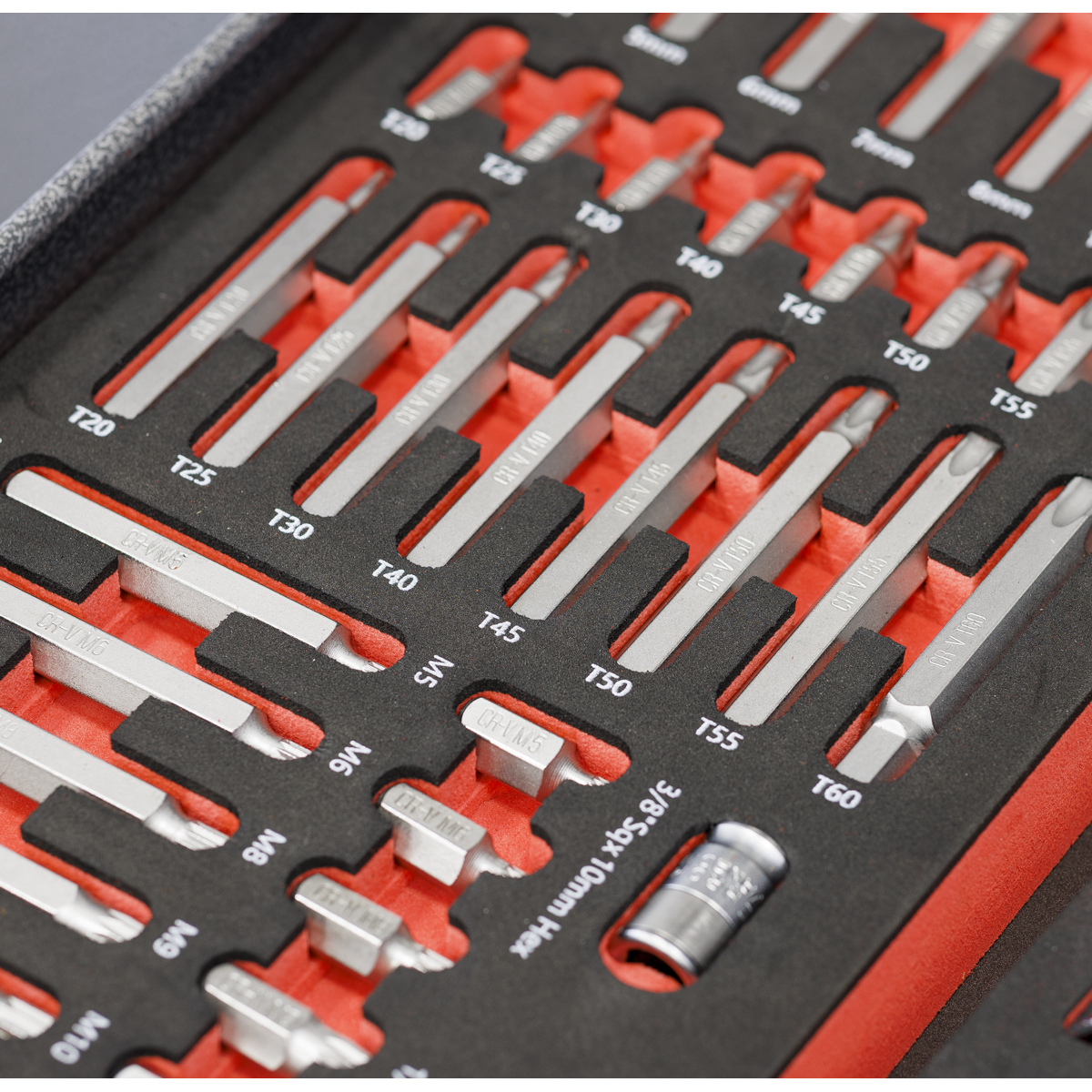 Sealey TBT60 Premier TRX-Star*, Hex & Spline Bit Set with Tool Tray 44pc - additional view 7