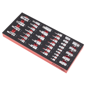 Sealey TBT61 Premier Socket Bit Set with Tool Tray 37pc - additional view 3
