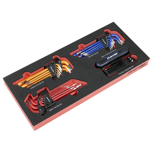 Sealey TBT62 Premier Master Key Set with Tool Tray 43pc