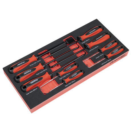 Sealey TBT65 Premier Scraper & Hook Set with Tool Tray 9pc