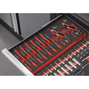 Sealey TBT67 Premier Precision Screwdriver & Mini Pliers Set with Tool Tray 17pc - additional view 5