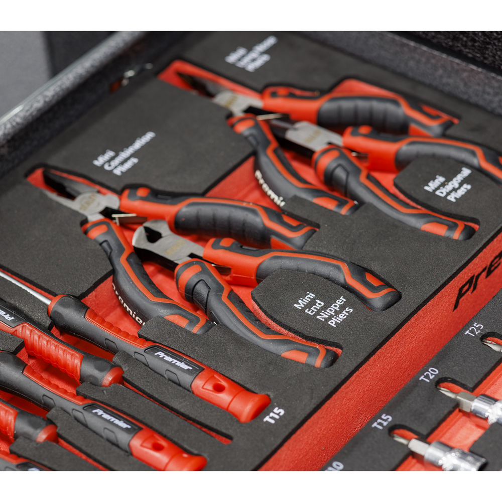 Sealey TBT67 Premier Precision Screwdriver & Mini Pliers Set with Tool Tray 17pc - additional view 4