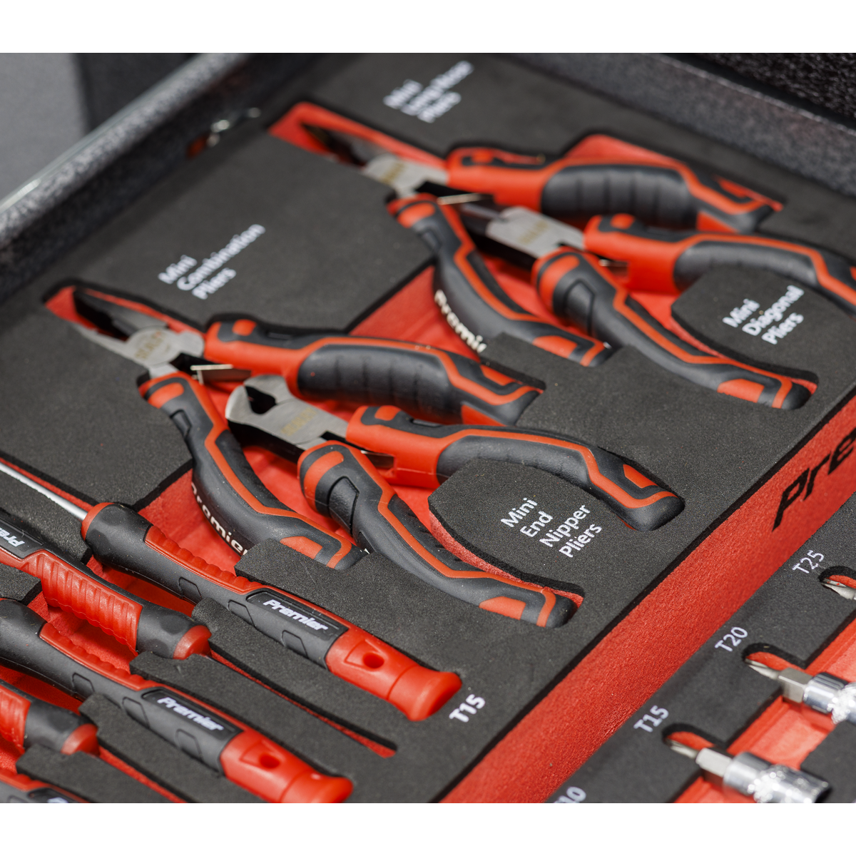 Sealey TBT67 Premier Precision Screwdriver & Mini Pliers Set with Tool Tray 17pc - additional view 4