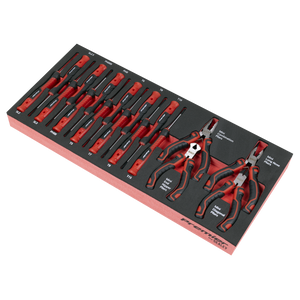 Sealey TBT67 Premier Precision Screwdriver & Mini Pliers Set with Tool Tray 17pc - additional view 2