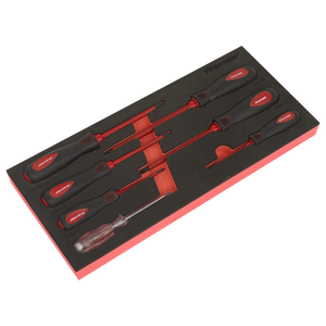 Sealey TBTE04 Premier Insulated Screwdriver Set 7pc - VDE Approved