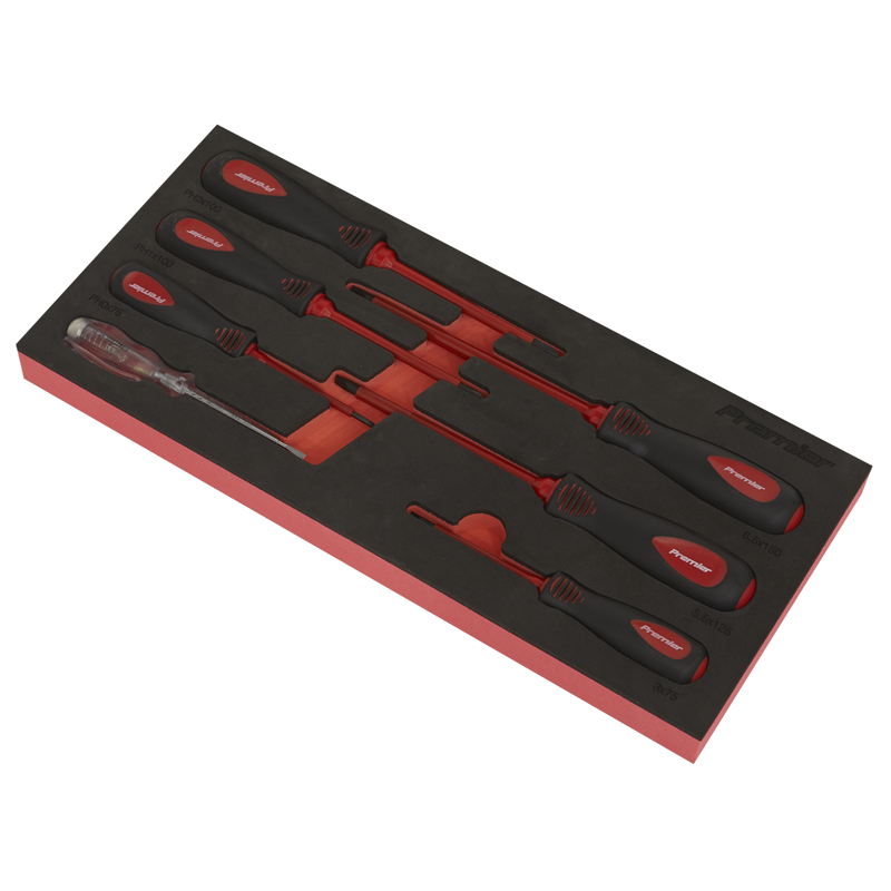 Sealey TBTE04 Premier Insulated Screwdriver Set 7pc - VDE Approved - additional view 7