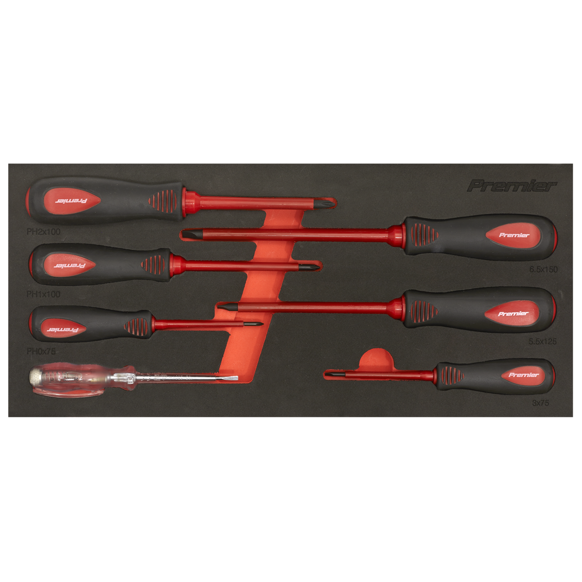 Sealey TBTE04 Premier Insulated Screwdriver Set 7pc - VDE Approved - additional view 8