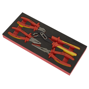 Sealey TBTE07 Premier Insulated Pliers Set with Tool Tray 4pc - VDE Approved - additional view 2