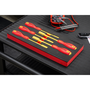 Sealey TBTE08 Premier Insulated Nut Driver Set with Tool Tray 5pc - VDE Approved - additional view 7