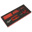 Sealey TBTE09 Premier Insulated Cutting Set with Tool Tray 3pc - VDE Approved