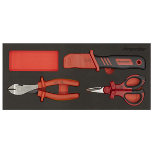 Sealey TBTE09 Premier Insulated Cutting Set with Tool Tray 3pc - VDE Approved - additional view 3