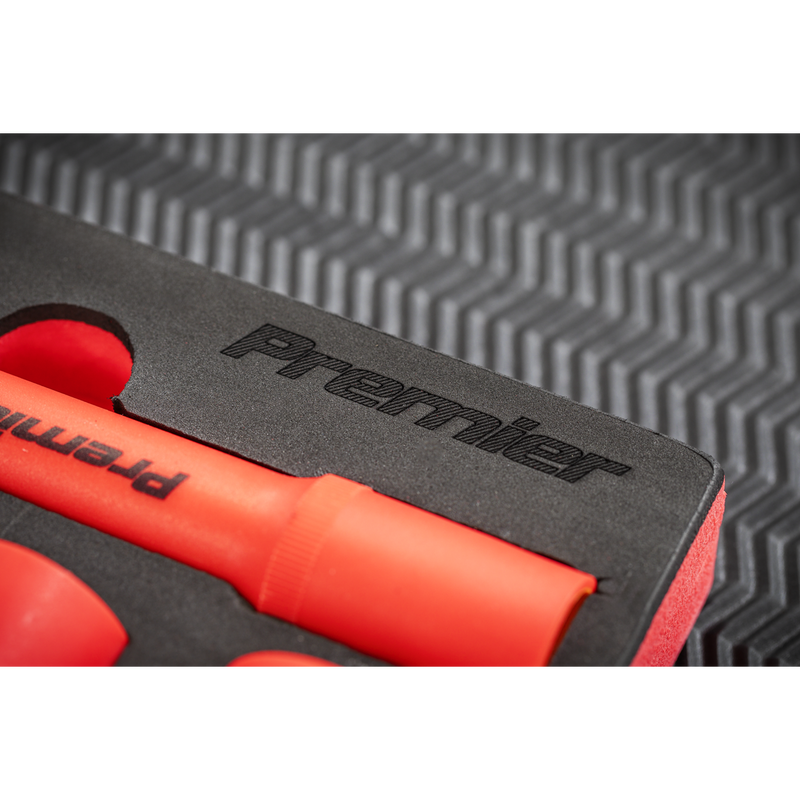 Sealey TBTE11 Premier Insulated Socket Set with Tool Tray 1/2"Sq Drive 10pc - VDE Approved - additional view 2