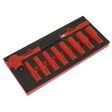 Sealey TBTE11 Premier Insulated Socket Set with Tool Tray 1/2"Sq Drive 10pc - VDE Approved