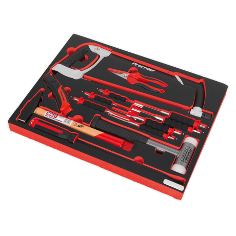 Sealey TBTP06EU Premier Platinum Hacksaw, Hammers & Punch Kit with Tool Tray 13pc - additional view 2