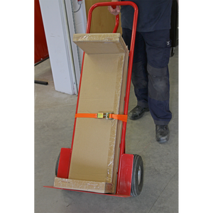 Sealey TD05045E Self-Securing Ratchet Straps 25mm x 4.5m 500kg Breaking Strength - Pair - additional view 4