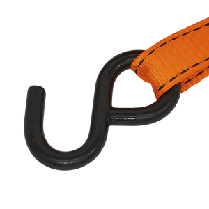 Sealey TD0635S Ratchet Strap Polyester Webbing S-Hook with Corner Protector 25mm x 5m 600kg Breaking - additional view 5