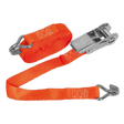Sealey TD0845J Ratchet Strap Polyester Webbing 25mm x 4.5m 800kg Breaking Strength