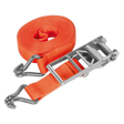 Sealey TD10010J Ratchet Strap Polyester Webbing 75mm x 10m 10000kg Breaking Strength