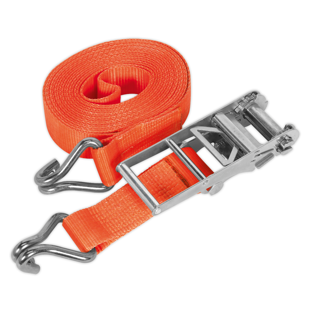 Sealey TD10012J Ratchet Strap Polyester Webbing 75mm x 12m 10000kg Breaking Strength