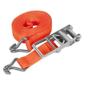 Sealey TD10012J Ratchet Strap Polyester Webbing 75mm x 12m 10000kg Breaking Strength
