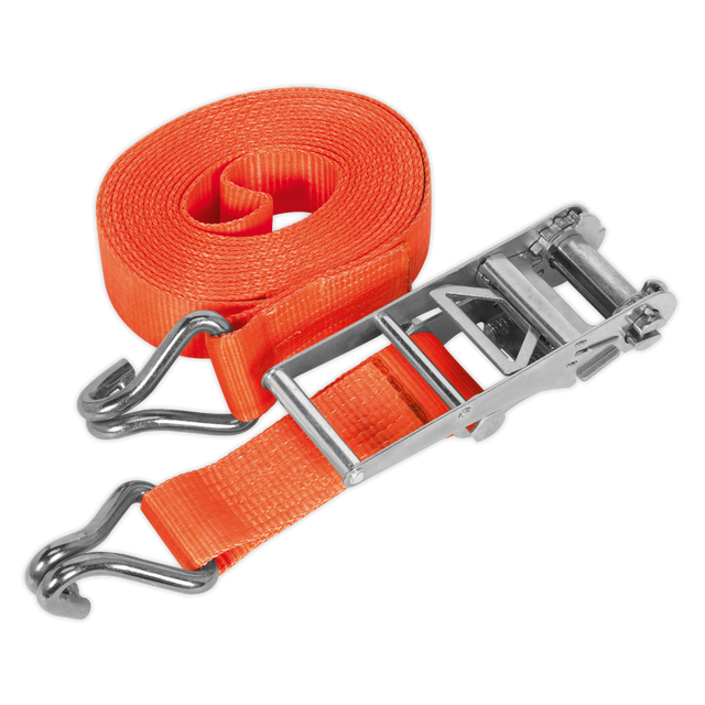 Sealey TD10012J Ratchet Strap Polyester Webbing 75mm x 12m 10000kg Breaking Strength