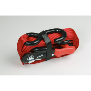 Sealey TD1202SR Slide Ratchet Strap Polyester Webbing with S-Hooks 32mm x 3m 1200kg Breaking Strength - additional view 6