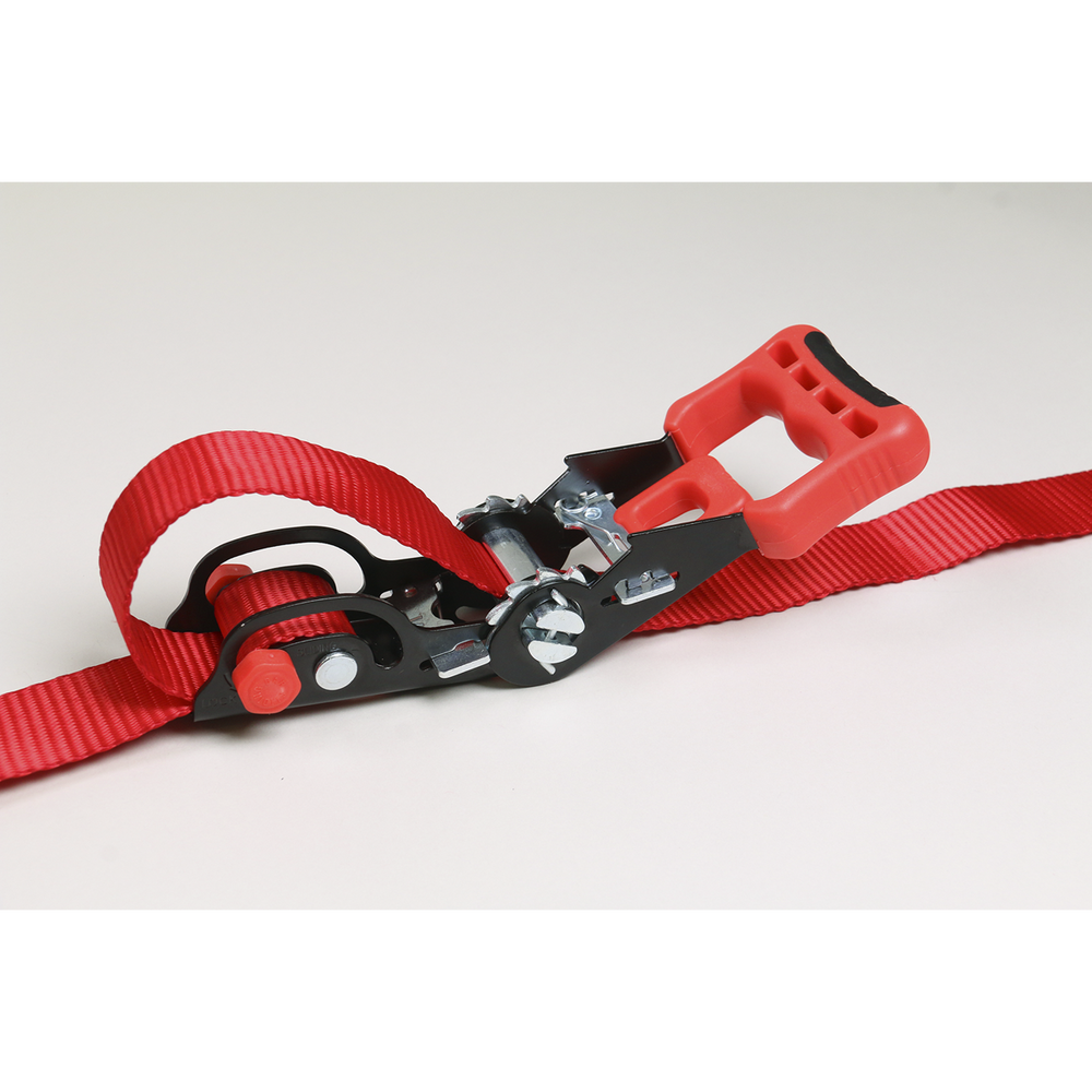 Sealey TD1202SR Slide Ratchet Strap Polyester Webbing with S-Hooks 32mm x 3m 1200kg Breaking Strength - additional view 7