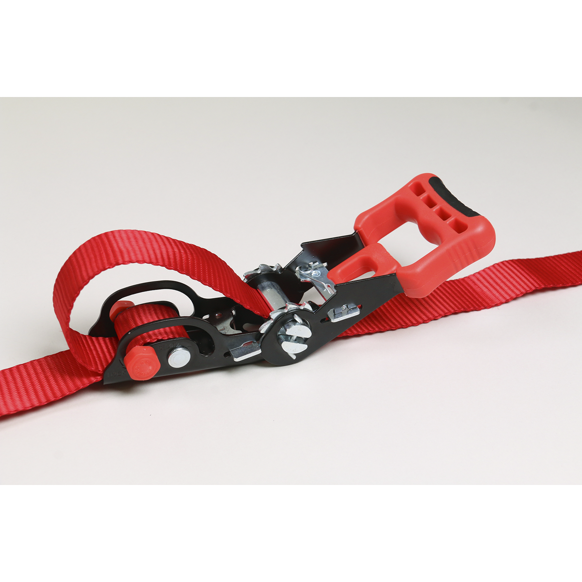 Sealey TD1202SR Slide Ratchet Strap Polyester Webbing with S-Hooks 32mm x 3m 1200kg Breaking Strength - additional view 7