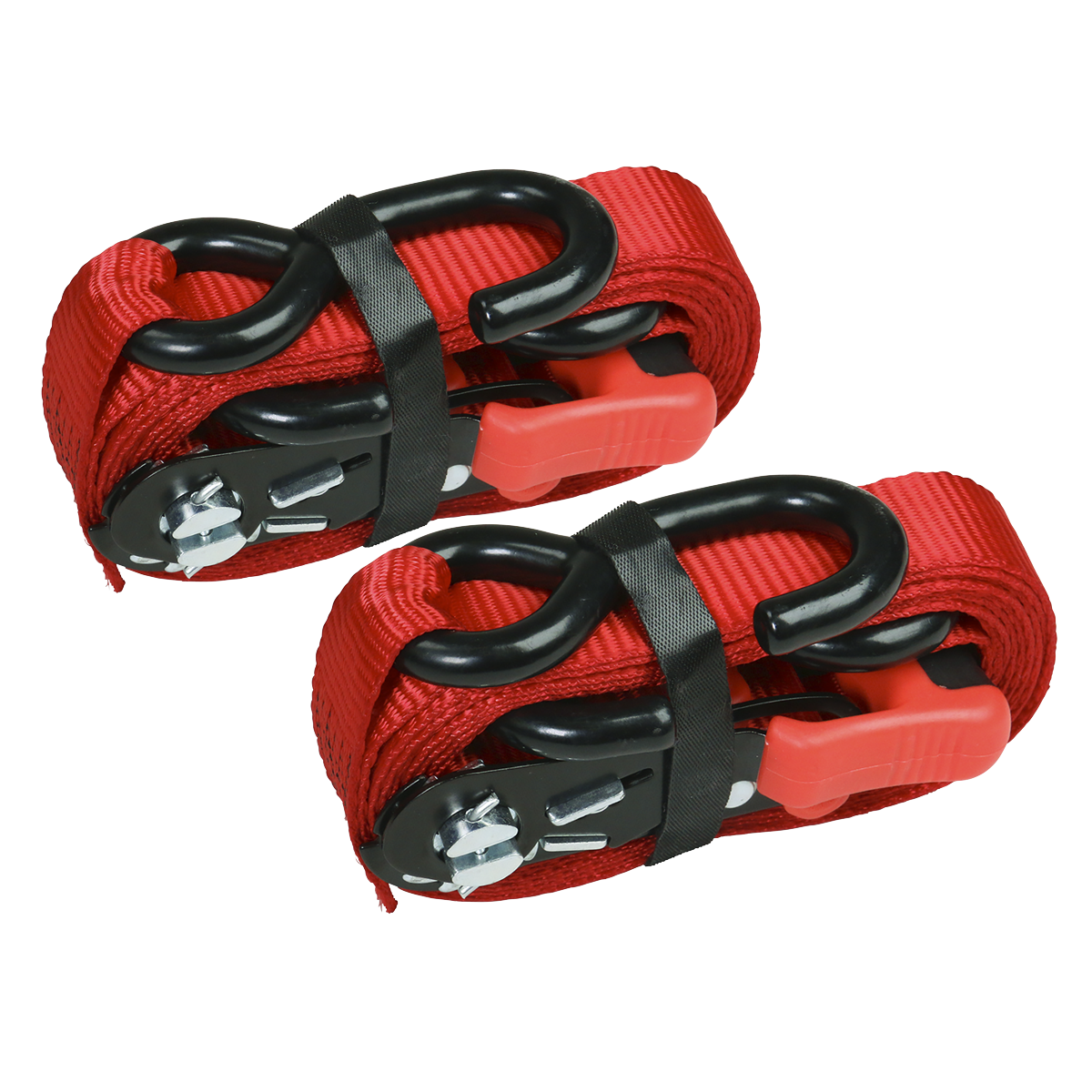 Sealey TD1202SR Slide Ratchet Strap Polyester Webbing with S-Hooks 32mm x 3m 1200kg Breaking Strength - additional view 9