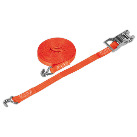 Sealey TD1506J Ratchet Strap Polyester Webbing 25mm x 6m 1500kg Breaking Strength - additional view 2