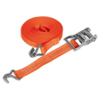 Sealey TD2008J Ratchet Strap Polyester Webbing 35mm x 8m 2000kg Breaking Strength