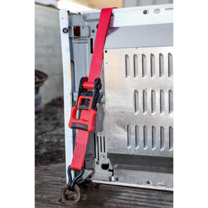 Sealey TD41248JD Ratchet Straps Polyester Webbing with J-Hooks 32mm x 4.9m 1200kg Breaking Strength - 2 - additional view 4
