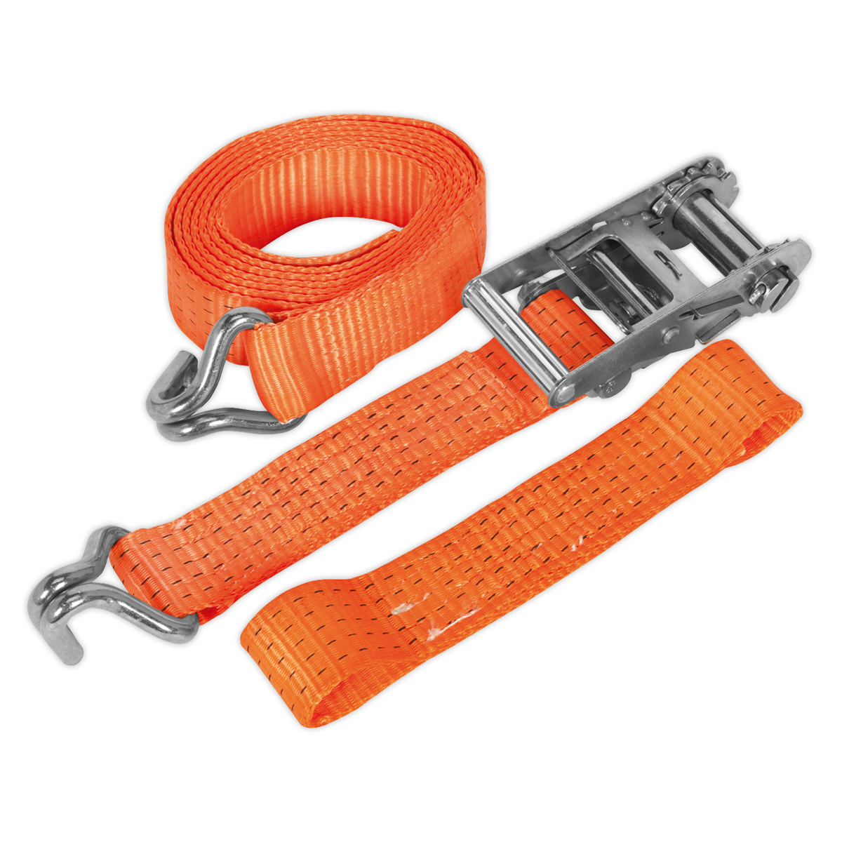 Sealey TDRWA Alloy Wheel Car Transporter Ratchet Strap 50mm x 3m 5000kg Breaking Strength
