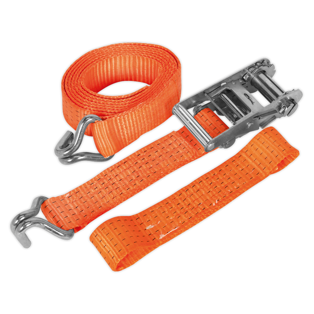 Sealey TDRWA Alloy Wheel Car Transporter Ratchet Strap 50mm x 3m 5000kg Breaking Strength