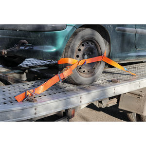 Sealey TDRWS Steel Wheel Car Transporter Ratchet Strap 50mm x 3m 4500kg Breaking Strength - additional view 3
