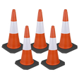 Sealey TFC05 Traffic Cone 75cm - Pack of 5