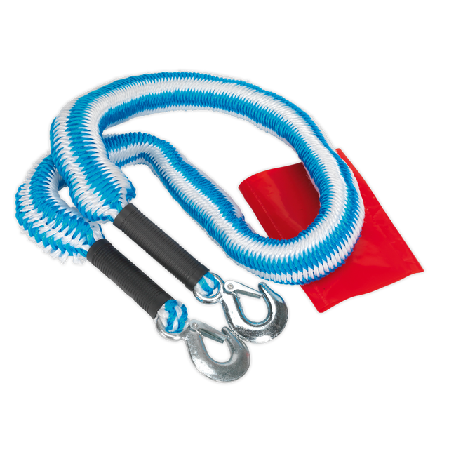 Sealey TH2502 Tow Rope 2000kg Rolling Load Capacity