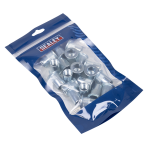 Sealey TISM12 Splined Threaded Insert (Rivet Nut ) M12 - 25pcs