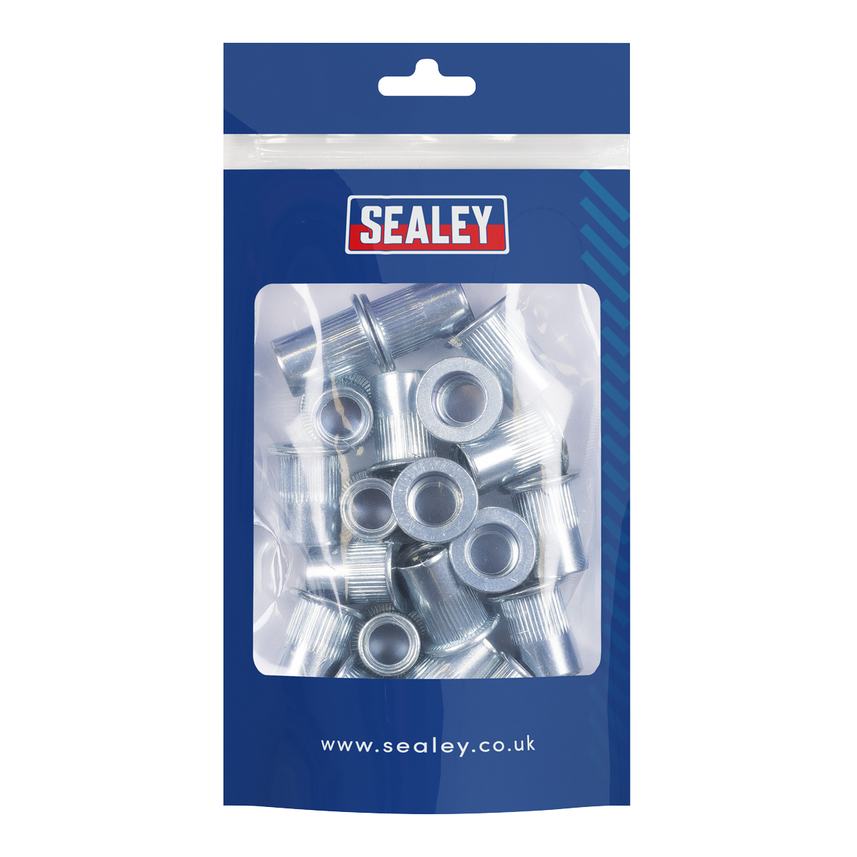 Sealey TISM12 Splined Threaded Insert (Rivet Nut ) M12 - 25pcs - additional view 2