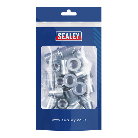 Sealey TISM12 Splined Threaded Insert (Rivet Nut ) M12 - 25pcs - additional view 2