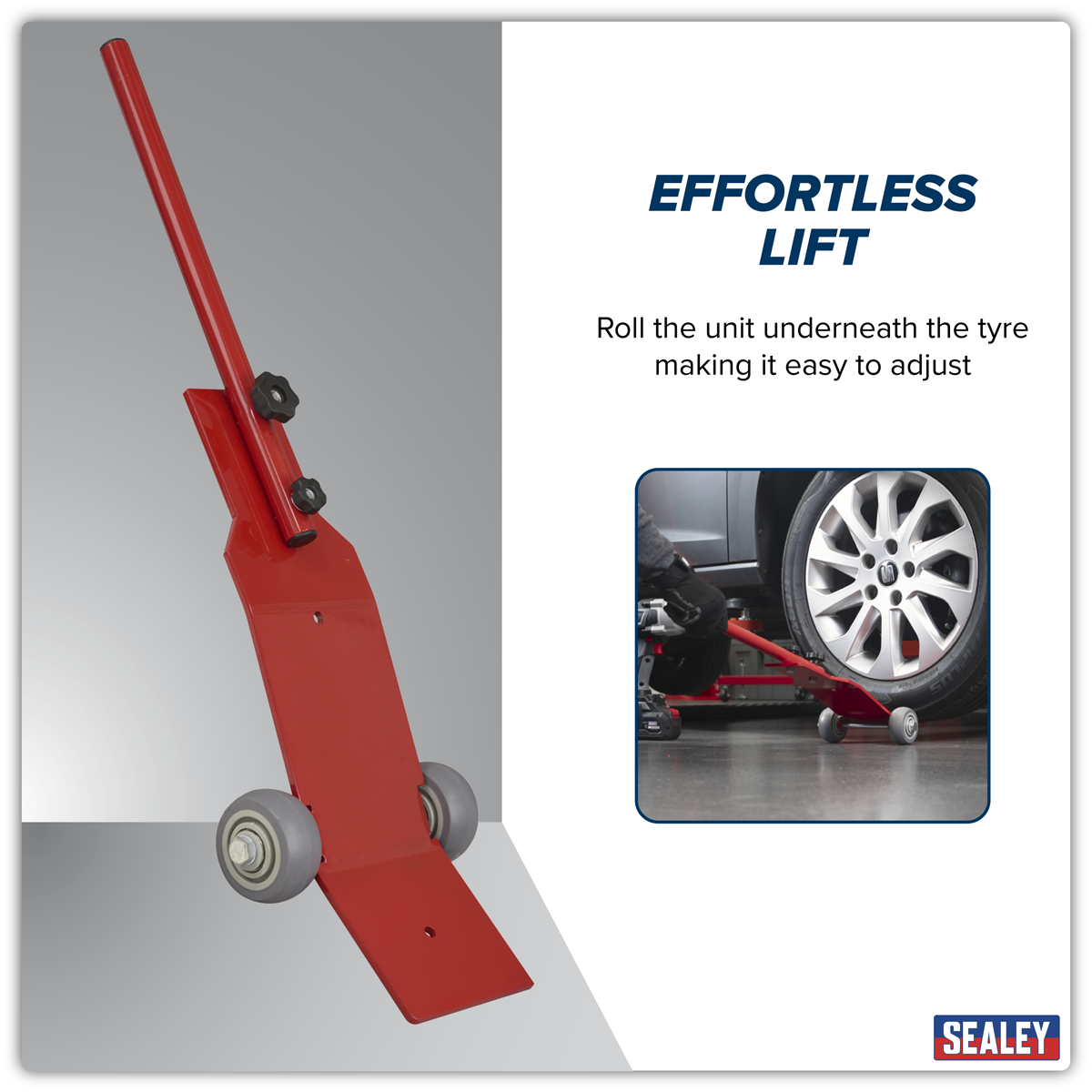 Sealey TJ02 Long Tyre Jack - additional view 2