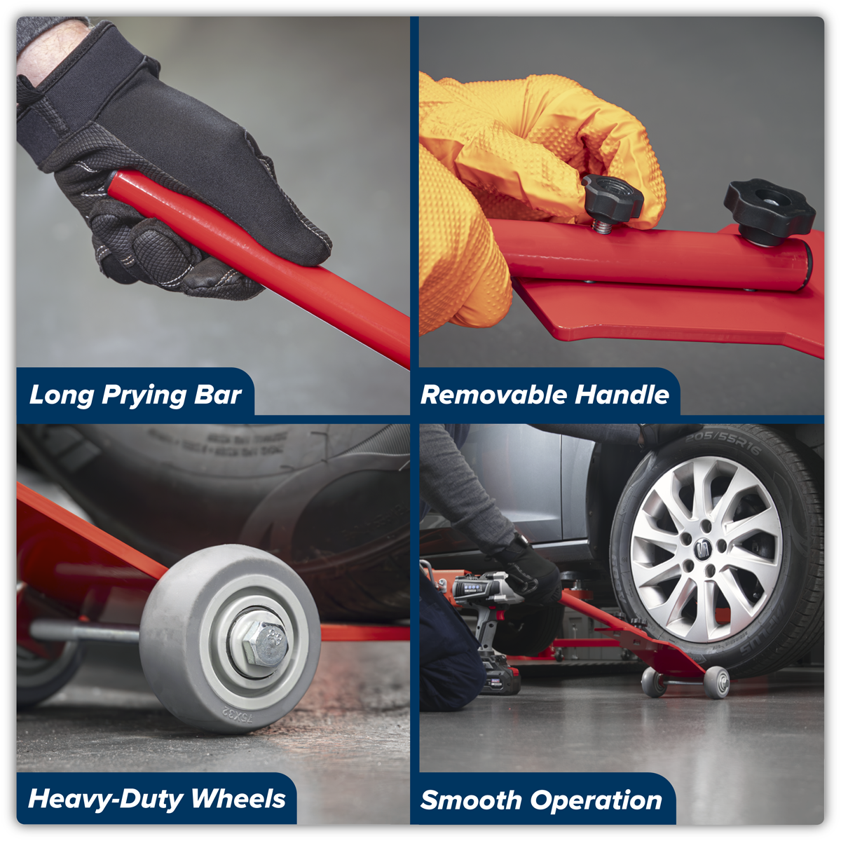 Sealey TJ02 Long Tyre Jack - additional view 9