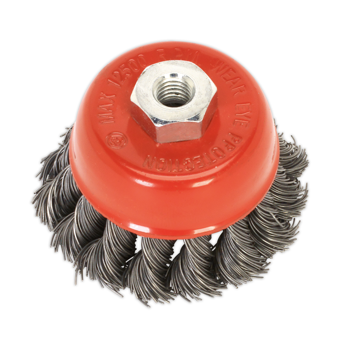 Sealey TKCB651 65mm Twist Knot Wire Cup Brush M14 x 2mm