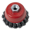 Sealey TKCB652 65mm Twist Knot Wire Cup Brush M10 x 1.25mm